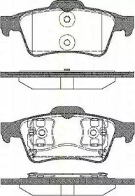 811010534 TRISCAN Колодки гальмівні дискові