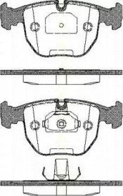 811011006 TRISCAN Колодки гальмівні дискові