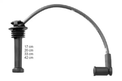 ZEF1549 BERU BERU FORD дроти запалювання Fiesta,Focus,Mondeo 1.4/1.6 01-