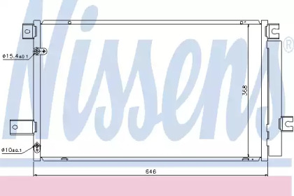 940022 NISSENS Конденсер кондиціонера