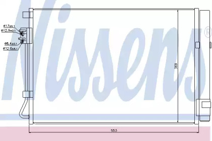 940243 NISSENS Радiатор кондицiонера