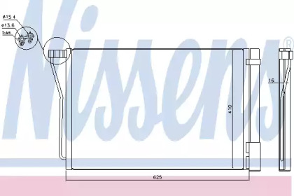 940418 NISSENS Радіатор кондиціонера