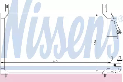 94424 NISSENS Конденсер кондиціонера