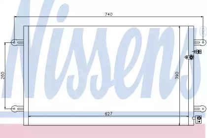 94695 NISSENS Конденсер кондиціонера