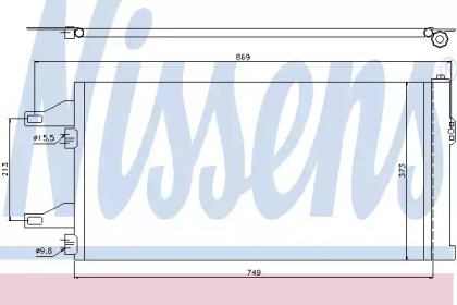 94985 NISSENS Радіатор кондиціонера First Fit