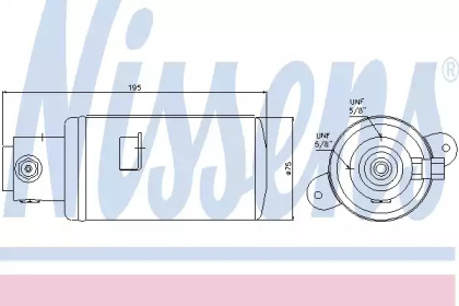95076 NISSENS Осушитель PUCH GW W 461(90-)290 GD(+)[OE 140 830 01 83]