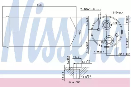 95142 NISSENS Осушитель CT/GMC LEGANZA(97-)2.0 i 16V(+)[OE 96207355]