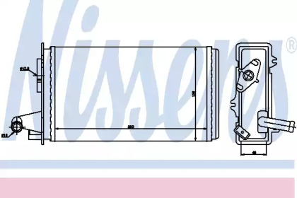 71438 NISSENS Радіатор пічки