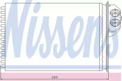 72943 NISSENS Радіатор пічки
