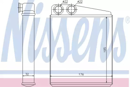 70228 NISSENS Отопитель