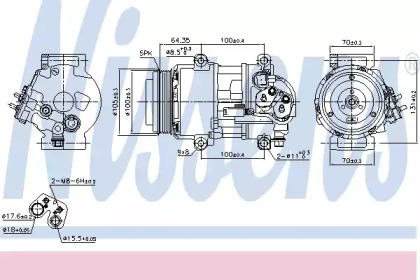 89089 NISSENS Компресор кондиціонера