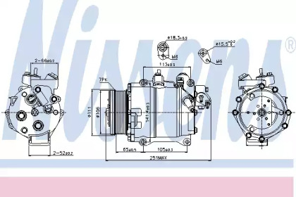 89245 NISSENS Компресор кондиціонера