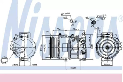 89516 NISSENS Компресор кондиціонера
