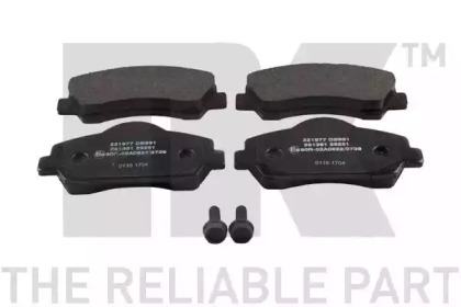 221977 NK Колодки гальм дискових