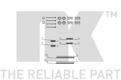 7919756 NK Комплектующие, тормозная колодка