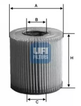 2506900 UFI Масляний фiльтр