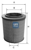 2762800 UFI Повітряний фільтр