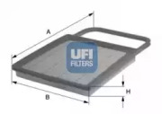 3058900 UFI Повітряний фільтр