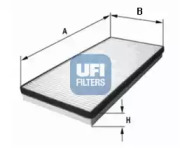 5322200 UFI Фiльтр салону