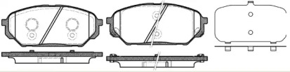 2132212 ROADHOUSE Гальмiвнi колодки, к-кт.