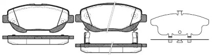2145302 ROADHOUSE Гальмiвнi колодки, к-кт.