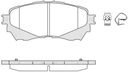 2153804 ROADHOUSE Гальмiвнi колодки, к-кт.
