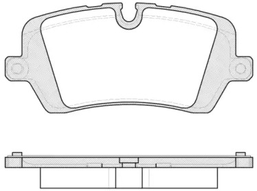 2154100 ROADHOUSE Гальмiвнi колодки, к-кт.