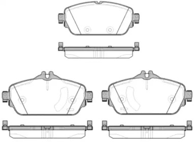 2159208 ROADHOUSE Колодки тормозные дисковые, к-кт.