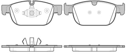 2169600 ROADHOUSE Гальмівні колодки дискові