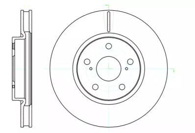 6107610 ROADHOUSE Гальмiвний диск