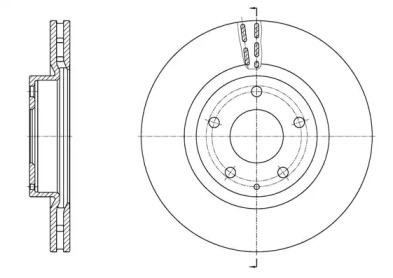 6157410 ROADHOUSE Тормозной диск