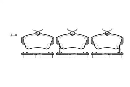075302 REMSA Колодки гальмівні дискові