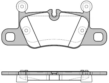 171400 REMSA REMSA PORSHE колодки гальм. передн. 911 12-, Panamera 09-