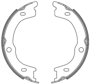 467200 REMSA Колодки гальмівні барабанні
