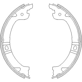 474400 REMSA Колодки гальмівні барабанні