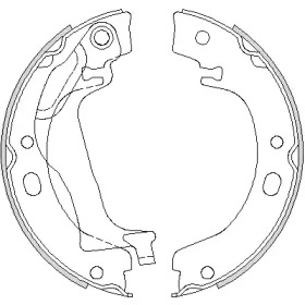 475300 REMSA Колодки гальмівні барабанні