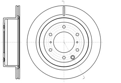 6109910 REMSA Диск гальмівний