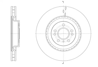 6163410 REMSA REMSA DB Диск гальмівний передній W166