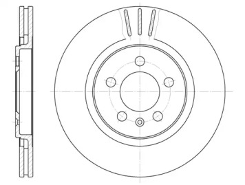 629310 REMSA Диск гальмівний SEAT, VW, передн. (вир-во REMSA)