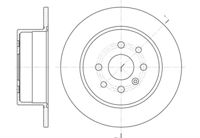 645400 REMSA Диск гальмівний