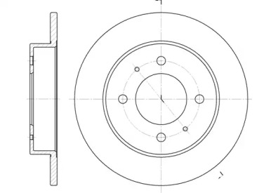 662700 REMSA Диск гальмівний