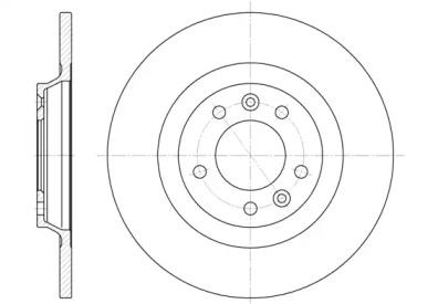 669000 REMSA Диск гальмівний
