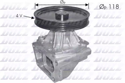 S146 DOLZ DOLZ FIAT Помпа воды с корпусом Fiorino,Tipo,Tempra 1.4/1.6 89-