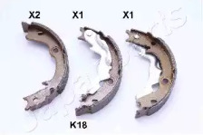 GFK18AF JAPANPARTS JAPANPARTS HYUNDAI гальмівні щоки Accent -10, KIA Rio 05-