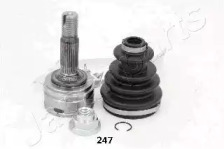 GI247 JAPANPARTS JAPANPARTS CITROEN ШРКШ зовнішній к-кт 24/20 зуб.C1,Peugeot 107,Toyota Aygo 05-