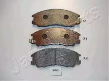 PAH06AF JAPANPARTS JAPANPARTS гальмівні колодки передн. HYUNDAI TERRACAN -06