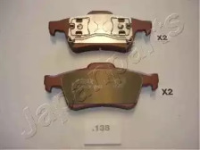 PP138AF JAPANPARTS JAPANPARTS NISSAN гальмівні колодки задн.Primera 01-Renault Espace,Laguna II,Ford Focus,Transit Connect,Opel,Saab