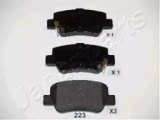 PP223AF JAPANPARTS JAPANPARTS TOYOTA гальм. колодки задн. Avensis 09-