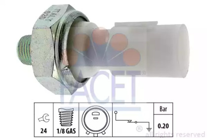 70182 FACET 1 800 182 Датчик давления масла