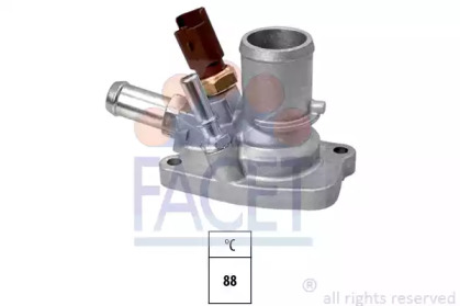 78672 FACET Термостат Fiat Punto van 1.4 (06-13) (7.8672) FACET